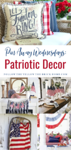 Patriotic Decorating Red, White and Blue #patrioticdecor #patrioticdecoratingideas #fourthofjuly