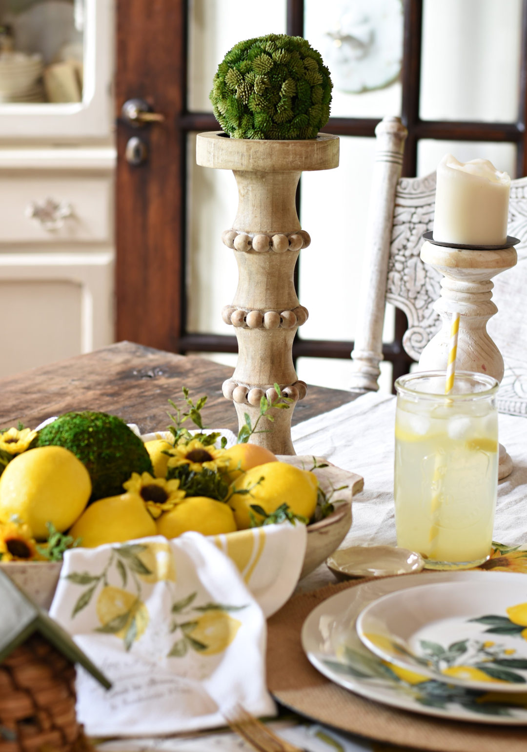 Follow The Yellow Brick Home - French Farmhouse Lemons and Sunflowers ...