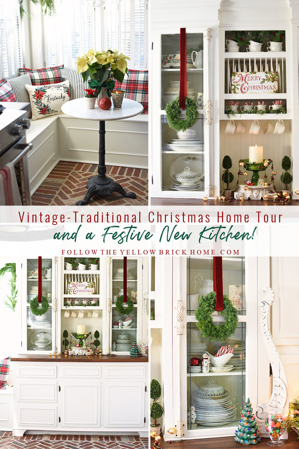 Festive Red and White Christmas Kitchen Decor Ideas - Clean and Scentsible