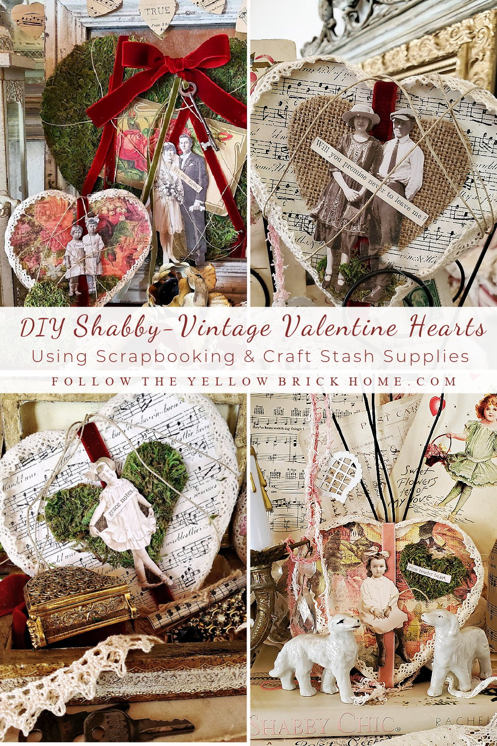 Shabby Valentine Fabric Projects - Shabby Art Boutique