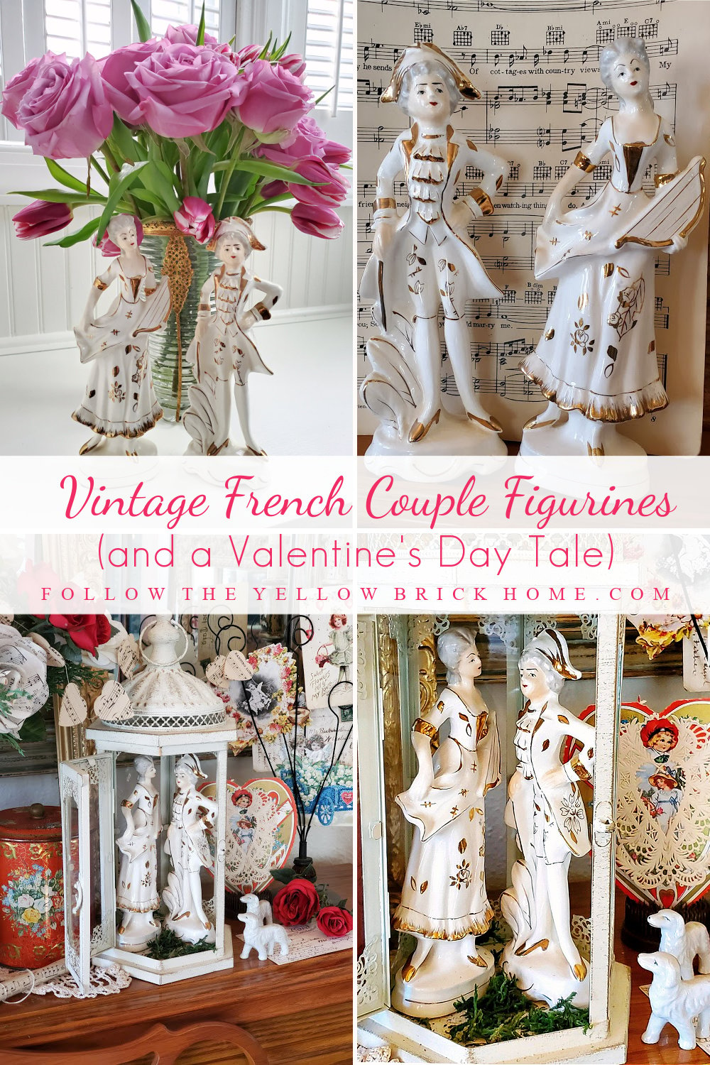 Follow The Yellow Brick Home - Vintage French Couple Figurines