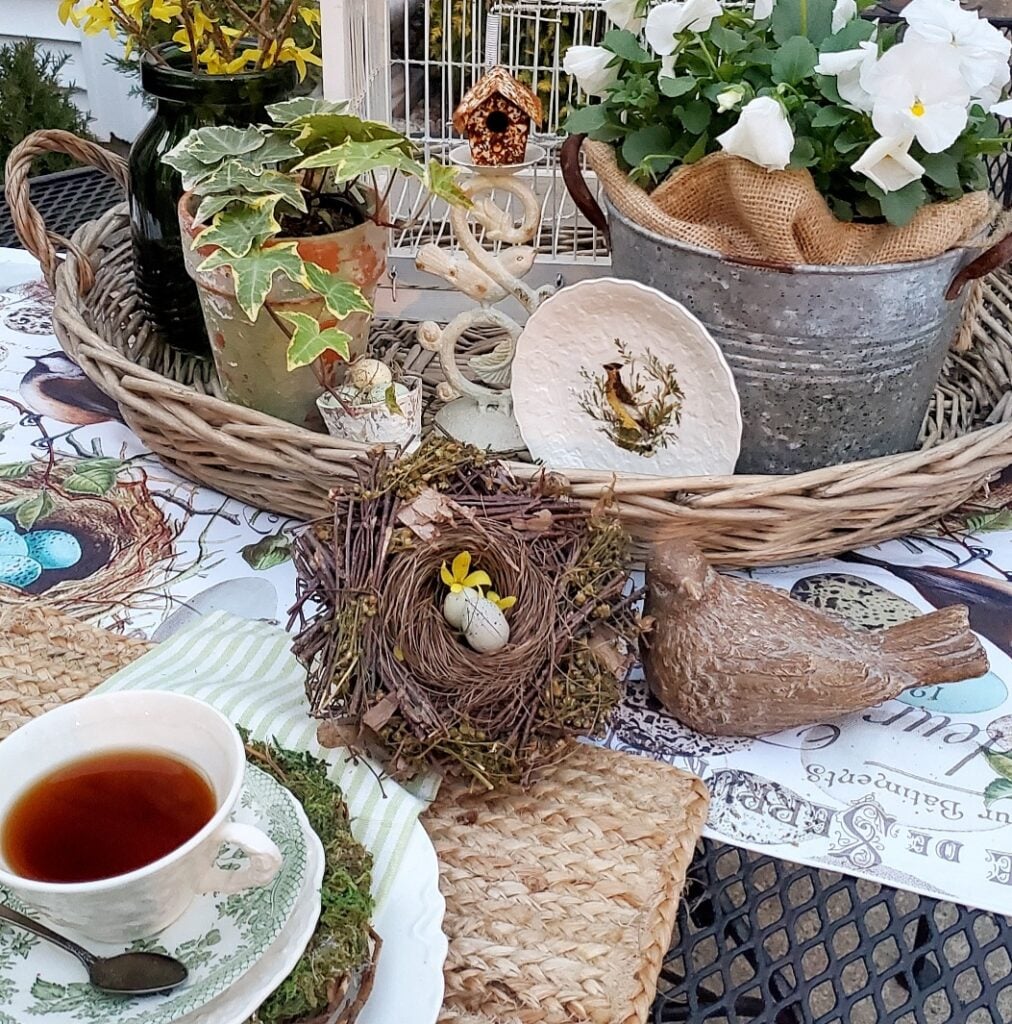 Follow The Yellow Brick Home - A Simple Spring Tea with the Birds ...