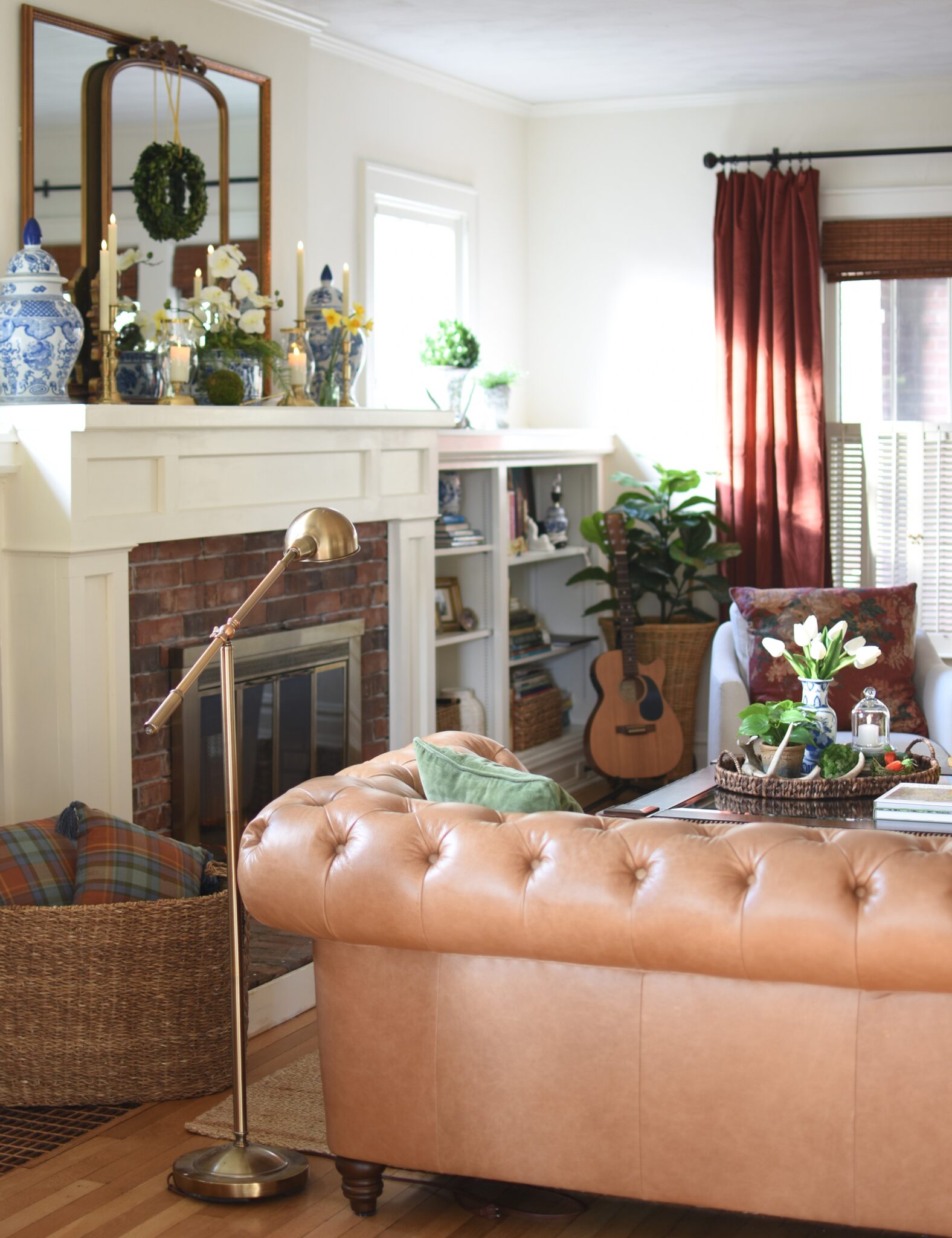 Follow The Yellow Brick Home - Touches of Spring Decor in Our New Home ...