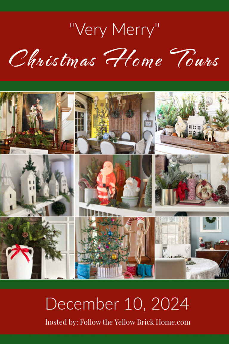 Follow The Yellow Brick Home - Classic Cottage Christmas Foyer and ...