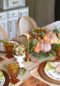 Rustic and Elegant Thanksgiving Centerpiece