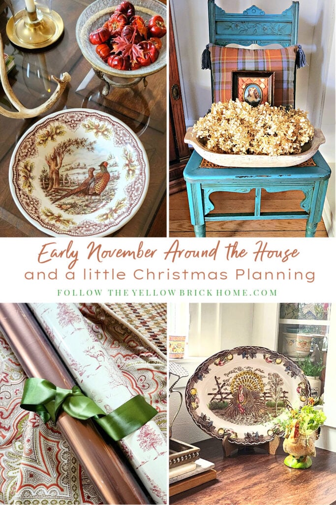 Early November and Thanksgiving Decorating Ideas