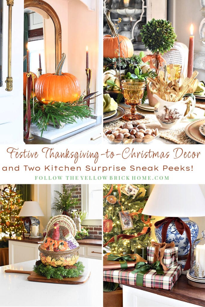 Festive Thanksgiving to Christmas Decor