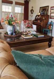 Spring Living Room Traditional decor