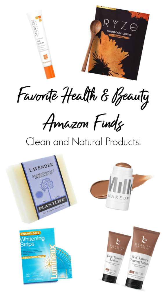 Clean and natural health and beauty products for women over 50 #perimenopause #menopause #over50 #cleanbeauty #naturalbeauty #naturalhealth